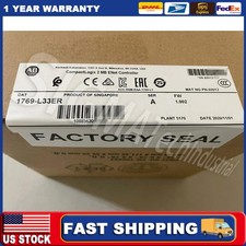 Allen-Bradley AB 1769-L33ER / A CompactLogix 2MB Enet Controller US Free Tax