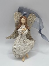 Angel Christmas Ornament With Metal Wings