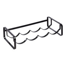 Tabletop Wine Rack set 4-Bottle Stackable Metal storage bin rack