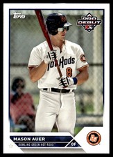 2023 Topps Pro Debut Mason Auer Bowling Green Hot Rods #PD-51