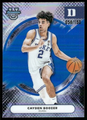 2025-26 Bowman's Best University Blue Refractors #97 Cayden Boozer /150 - BSK