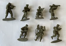 Conte Collectibles - WWII US Paratroops #2 - 7 figs in 7 poses 54mm toy soldiers