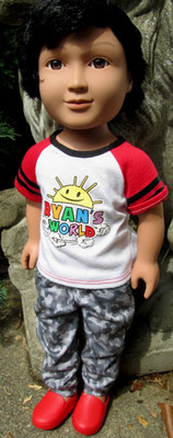 My Life As Ryan's World 18'' Doll 2015 Cititoy No Box in EUC!