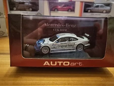 AUTOart 1:43 Scale Diecast, Mercedes Benz CLK DTM 2000 Marcel Tiemann #19