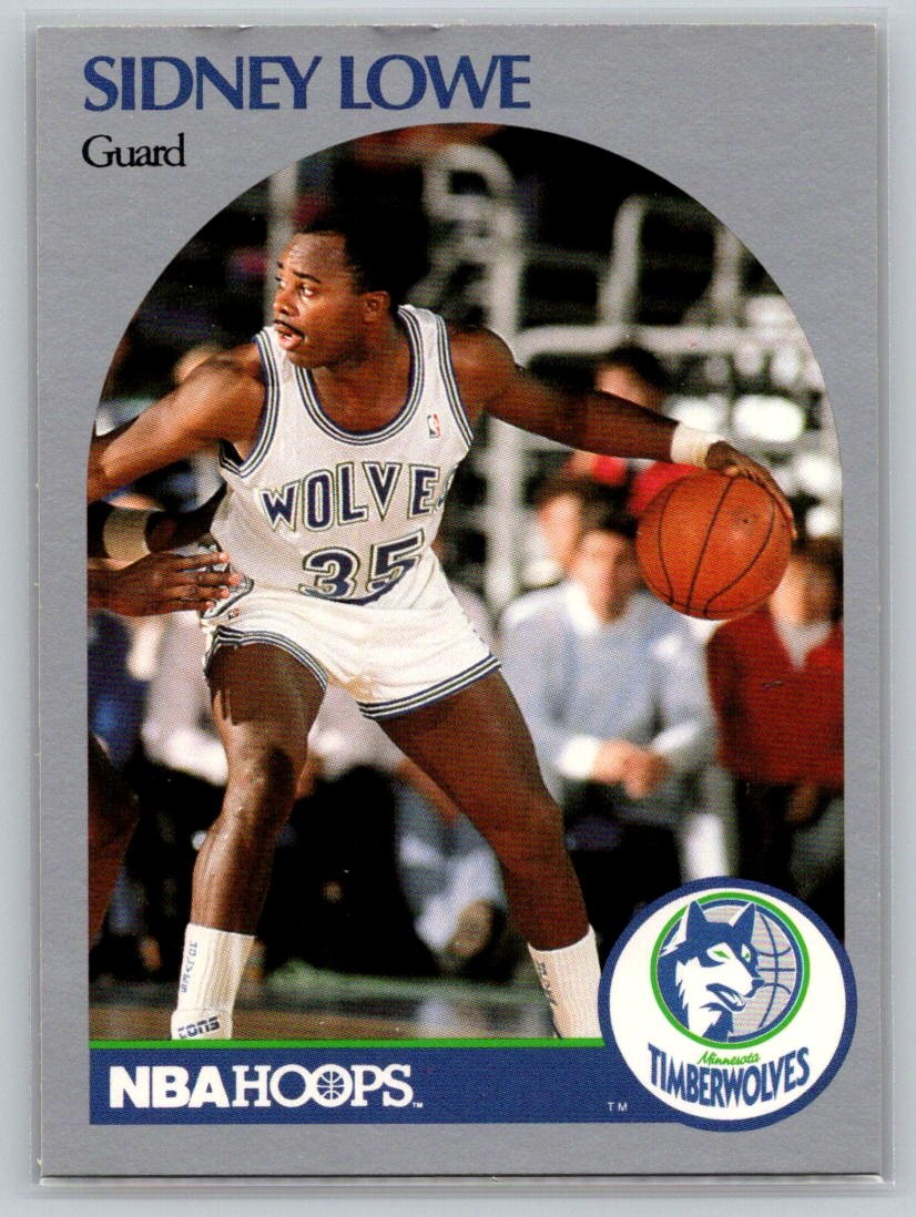 Sidney Lowe 1990-91 Hoops #187 Minnesota Timberwolves - Free Shipping