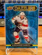 *ALEKSANDER BARKOV* BLUE DAZZLERS INSERT 2021-22 UD EXTENDED SERIES