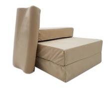 Klappmatratze Beige Gästebett Reisebett Gästematratze Klappbett Liegebett