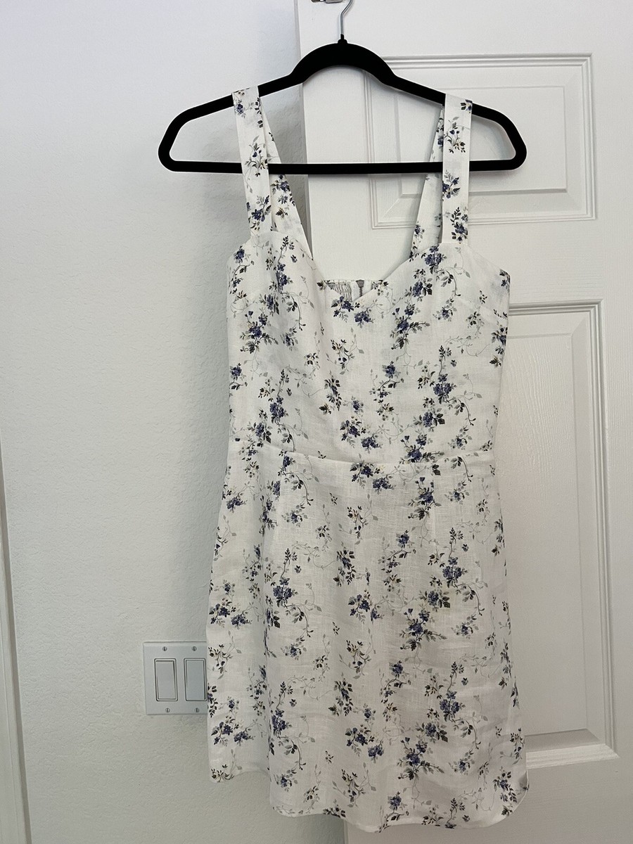 reformation miso linen dress Reformation Miso Linen Dress In White
