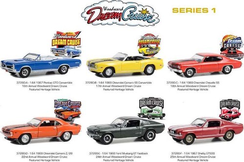 (Woodward Dream Cruise) Series 1 SET OF 6 Diecast 1:64 Scale Model Cars - 37280 - Bild 11 von 12
