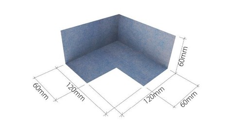10x Wasserdicht Tanking Vorgefertigt Abdichtung Innenecken Feuchtraum Aqua Bau - Bild 4 von 6