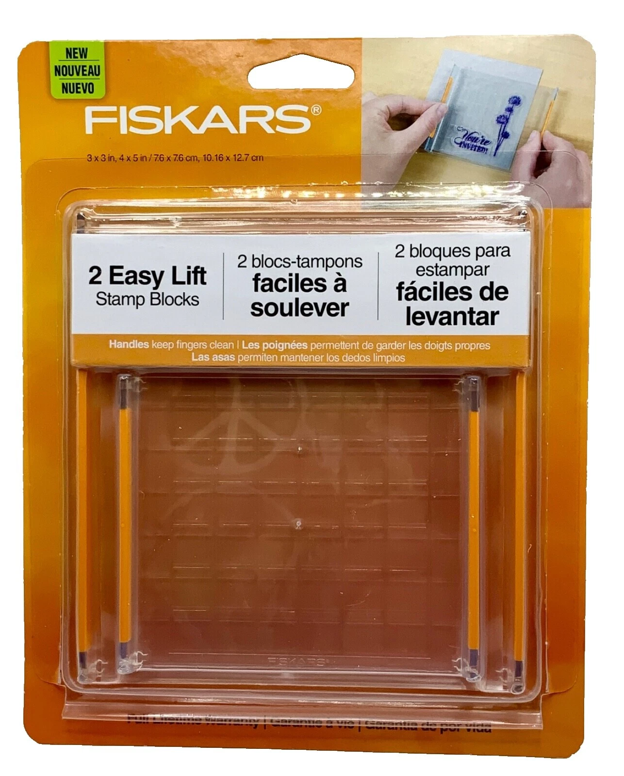 Papel scrapbooking Fiskars golpes