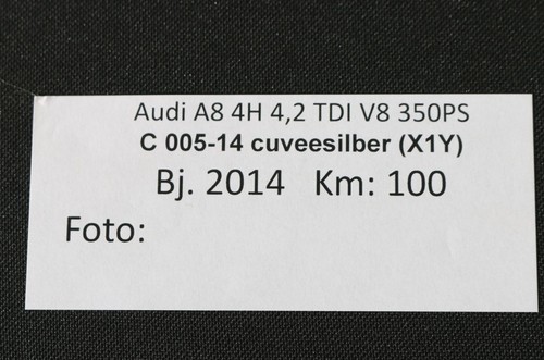 4H0920900P Instrument Cluster 300KMH Km/H Audi A8 4H W12 - Picture 9 of 10