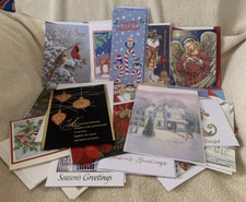 36 Pc Assorted Brands CHRISTMAS GREETING Cards w/Envelopes Lot 45 - NEW