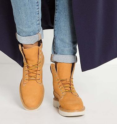 Timberland 6 Inch Kenniston Wheat Nubuck Leather Lace Up Womens Boots A161U Y3A mi-tiles.com