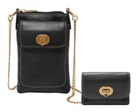 Fossil Harper Phone Bag Handytasche UmhäNgetasche Tasche Black Schwarz Neu