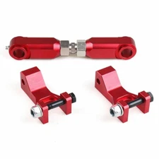 Front & Rear Lowering Kit Adjustable Set Red For Yamaha Raptor 700 350 660 700R