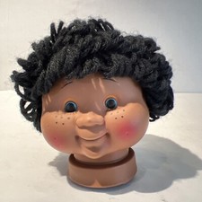 Doll Head Sweet Love Kids 5"inch Plastic Freckles Ethnic Doll Crafting Part