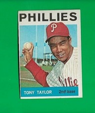 1964 Topps Tony Taylor Philadelphia Phillies #585 HI  🚀😳💥 EX/EX+