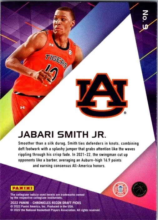 2022-23 Panini Chronicles Draft Basketball #9 JABARI SMITH JR. RC