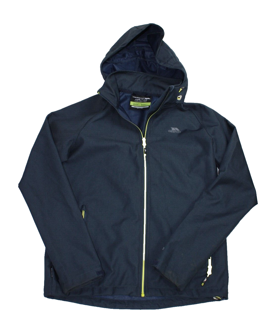Mens Navy XS Trespass Sports Jacket Winter Autumn with Attachable Hood Outerwear