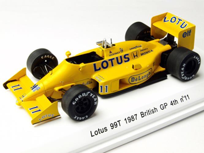 Spark R70182 1/43 LOTUS 99T #11 4th GP BRITISH 1987 S Spark R70182 1/43 LOTUS 99T #11 4th GP BRITISH 1987 S