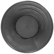ASR Outdoor 11 Inch Heavy Duty Single Riffle Gold Pans Made in USA, Black