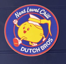 DUTCH Bros STICKER July 2022 KOOLAID Man PITCHER Next LEVEL Chill LIMITED