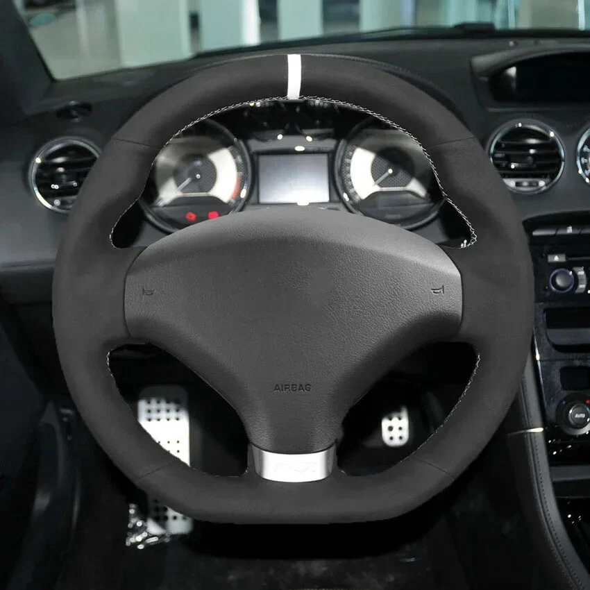 Чехол на руль из искусственной замши для Peugeot RCZ 2010 2011 2012 2013 2014-2016 - Изображение 4 из 4