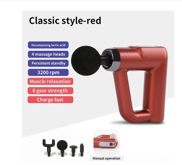 Pistola de masaje ✅ masajeador eléctrico Recargable