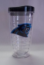Carolina Panthers Travel Mug Insulated Tumbler Patch