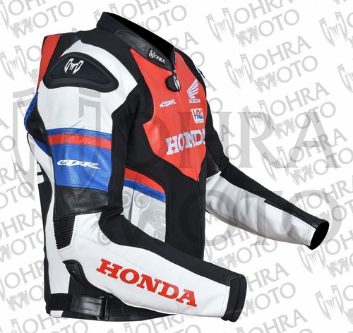 2025 Honda CBR 1,3mm Rindsleder Motorradjacke Unisex Motorradjacke - Bild 2 von 6