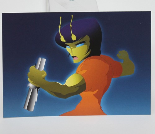 2 Cards - BATTLESEED & BRUCE FLEAN Othervision.com - MaxRacks postcards Anime - Imagen 4 de 5