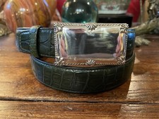 Pawn James Reid Style Sterling Silver Belt Buckle 34-36  -1.25  Nu  Belt  