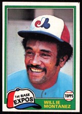 1981 Topps Willie Montanez Montreal Expos #559