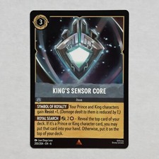 King's Sensor Core 200/204 Disney Lorcana Azurite Sea Regular Rare Card NM