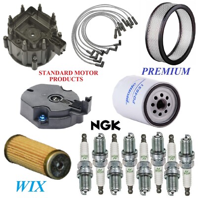 Tune Up Kit Filters Cap Wire Spark Plugs For GMC P3500 V8 7.4L 1983-1985