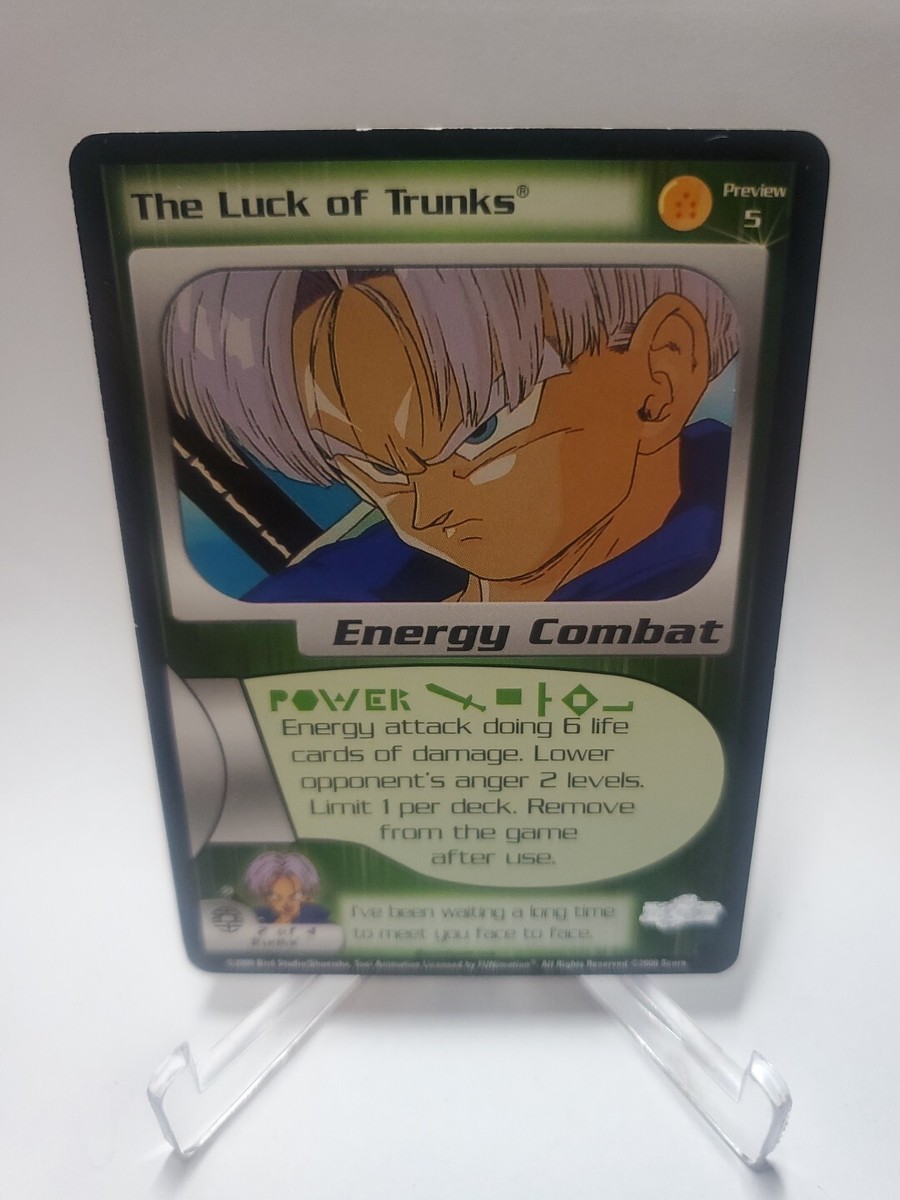 Dragon Ball Z CCG The Luck Of Trunks Preview 5 Rare Limited Frieza