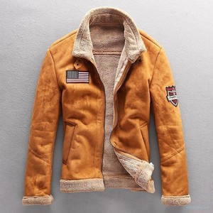 leather coat with wool lining