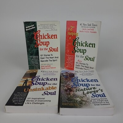 #ad Chicken Soup for the Soul Series Book Lot Inspirational Self Help $20.00