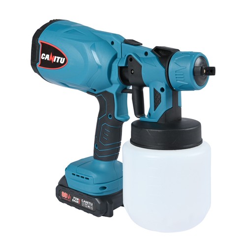 CANITU 21V Electric Paint Sprayer Cordless HVLP Spray Gun Handheld