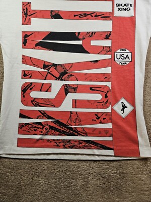 Vintage 80s 90s Skate Xing USA Pro Team Skateboarding Pocket