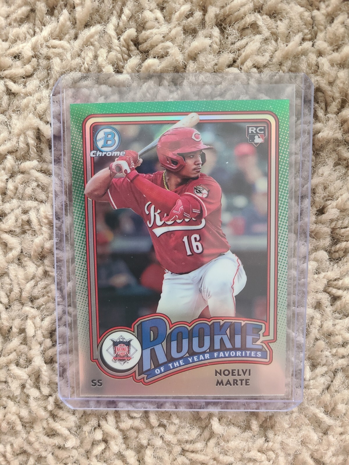 Noelvi Marte RC ROY Favorites 2024 Bowman #ROY-4 Cincinnati Reds