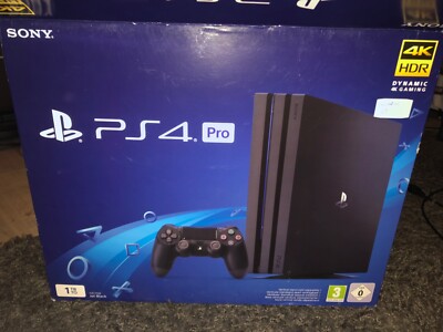 Sony PlayStation 4 Pro 1TB Spielkonsole CUH 7116B - Schwarz - Guter Zustand 