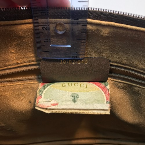 Vintage Gucci 80's Shoulder Handbag Made in Italy READ Needs Restoration - Picture 3 of 23