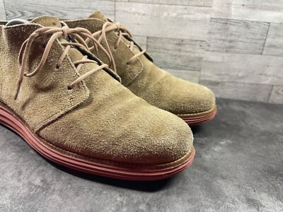 Cole Haan Chukka Boots Men 10.5M LunarGrand Shoes Brown  display picture 3