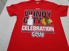 Windy City Celebration Stanley Cup Final 2015 NHL  Reebok Graphic T-Shirt Medium