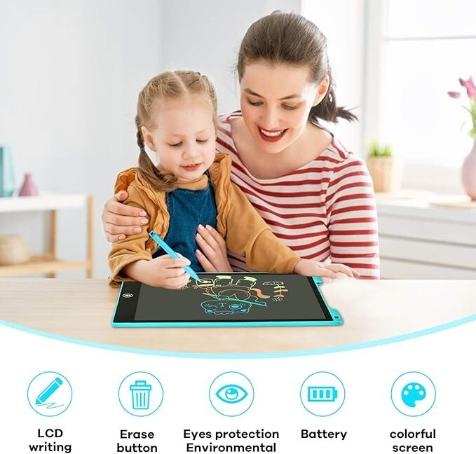 Lavagna LED Con Penne 7 Colori - Per Disegno, Scuola O Ufficio, Misura Grande - Foto 8