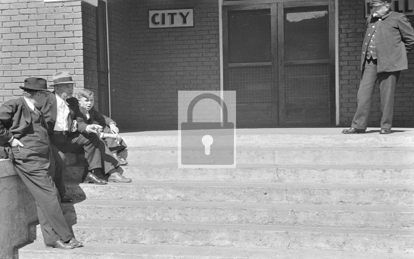 Fireman City Hall Entrance Maynardville Tennessee TN 11x17 Canvas