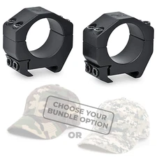 Vortex Optics Precision Matched Wvr and Pic 1 Inch Low Rings Set with Free  Hat