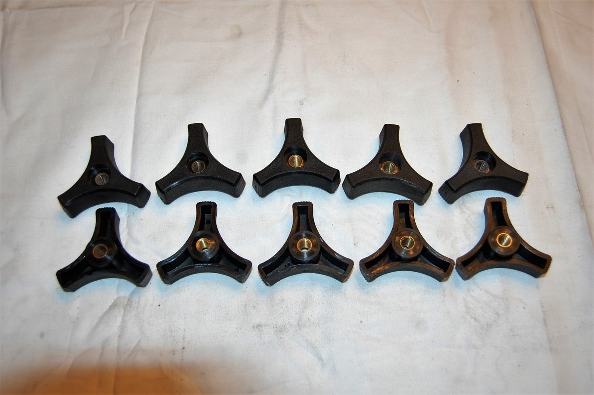 Black Plastic Knob 5/16